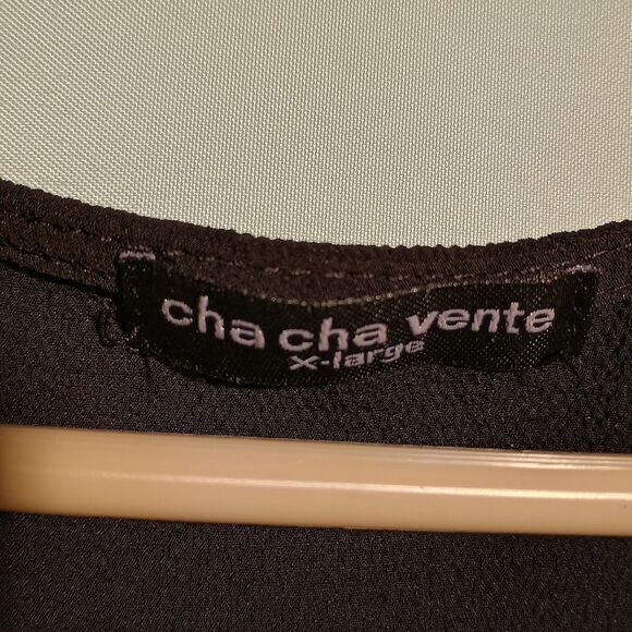 Black Flowing Kaftan-Style Blouse by New Direction Woman – Plus Size Tunic Top - Picture 3 of 4